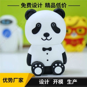 手机音箱定制 熊猫造型手机音箱 动物造型手机音箱定制