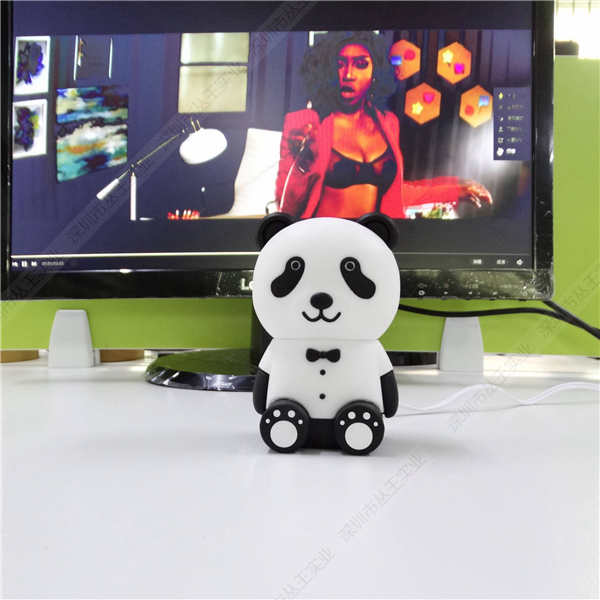 熊猫造型电脑音箱,电脑音箱定制,音箱定制,电脑音箱